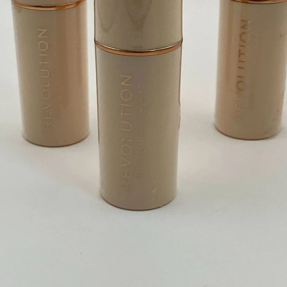 Revolution Fast Base Stick Foundation Creamy texture F3 0.21 OZ Set of 3 Pcs